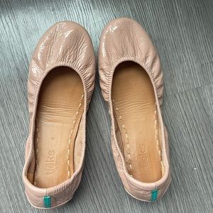 Tieks beige flats